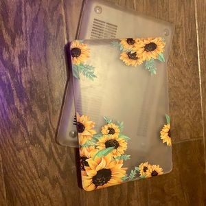 sunflower macbook case